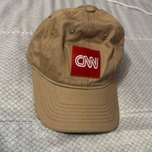 Tan CNN Logo Cap